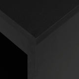 NNEVL Bar Table with Shelf Black 110x50x103 cm