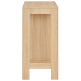 NNEVL Bar Table with Shelf Oak 110x50x103 cm