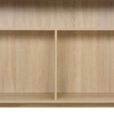 NNEVL Bar Table with 2 Table Tops Oak 130x40x120 cm