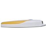 NNEVL Toilet Seats with Soft Close Lids 2 pcs Plastic White and Yellow