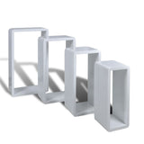 NNEVL Wall Cube Shelves 8 pcs White