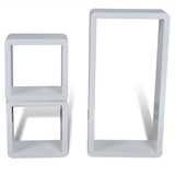 NNEVL Wall Cube Shelves 6 pcs White