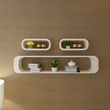 NNEVL Wall Cube Shelves 6 pcs White