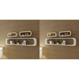 NNEVL Wall Cube Shelves 6 pcs White