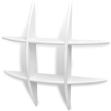 NNEVL Wall Shelves 2 pcs White