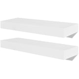 NNEVL Wall Shelves 4 pcs White 40 cm