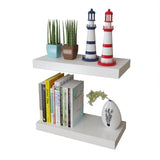 NNEVL Wall Shelves 4 pcs White 40 cm
