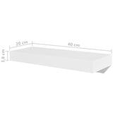 NNEVL Wall Shelves 4 pcs White 40 cm