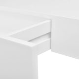 NNEVL Floating Wall Shelves with Drawers 2 pcs White 48 cm