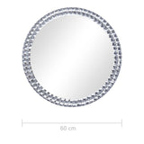 NNEVL Wall Mirror 60 cm Tempered Glass