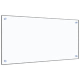 NNEVL Kitchen Backsplash Transparent 80x40 cm Tempered Glass
