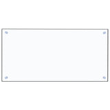 NNEVL Kitchen Backsplash Transparent 80x40 cm Tempered Glass