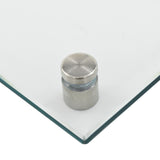 NNEVL Kitchen Backsplash Transparent 80x40 cm Tempered Glass