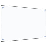NNEVL Kitchen Backsplash Transparent 80x50 cm Tempered Glass