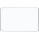 NNEVL Kitchen Backsplash Transparent 80x50 cm Tempered Glass