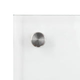 NNEVL Kitchen Backsplash Transparent 90x40 cm Tempered Glass