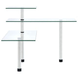 NNEVL 3-Tier Corner Kitchen Shelf Tempered Glass