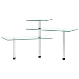 NNEVL 3-Tier Corner Kitchen Shelf Tempered Glass