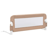 NNEVL Toddler Safety Bed Rail Taupe 102x42 cm Polyester