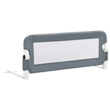 NNEVL Toddler Safety Bed Rail Grey 102x42 cm Polyester
