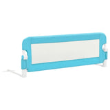 NNEVL Toddler Safety Bed Rail Blue 120x42 cm Polyester