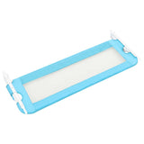 NNEVL Toddler Safety Bed Rail Blue 120x42 cm Polyester