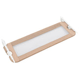 NNEVL Toddler Safety Bed Rail Taupe 120x42 cm Polyester