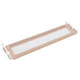 NNEVL Toddler Safety Bed Rail Taupe 180x42 cm Polyester