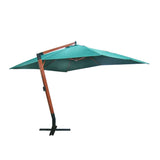 NNEVL Floating Parasol Melia 300 x 400 cm Green