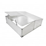 NNEVL Cold Frame 4 Lids 108x41x110 cm