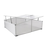 NNEVL Cold Frame 4 Lids 108x41x110 cm
