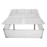 NNEVL Cold Frame 4 Lids 108x41x110 cm