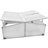 NNEVL Cold Frame 4 Lids 108x41x110 cm