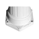 NNEVL Garden Light Post 3-arms 215 cm White Aluminium