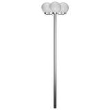 NNEVL Garden Lamp Post 3 Lamps 220cm