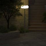 NNEVL Garden Lamp Post 3 Lamps 220cm