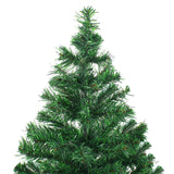 NNEVL Artificial Christmas Tree with Steel Stand 210 cm 910 Branches