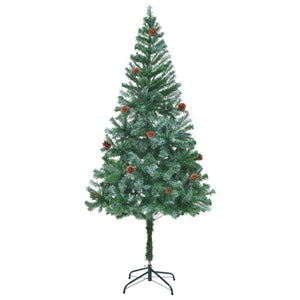 NNEVL Artificial Christmas Tree with Pinecones 180 cm