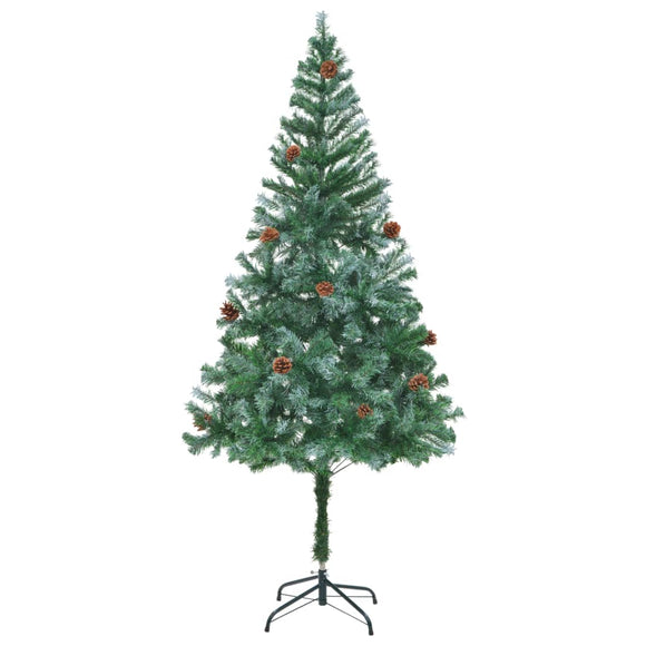NNEVL Artificial Christmas Tree with Pinecones 180 cm