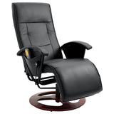 NNEVL Massage Chair Black Faux Leather
