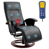 NNEVL Massage Chair Black Faux Leather