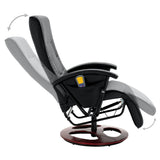 NNEVL Massage Chair Black Faux Leather