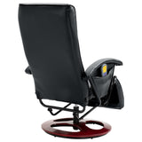 NNEVL Massage Chair Black Faux Leather