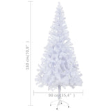 NNEVL Artificial Christmas Tree with Stand 180 cm 620 Branches