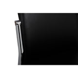 NNEVL Dining Chairs 4 pcs Black Faux Leather