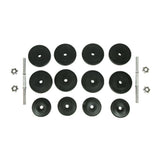 NNEVL Dumbbell Set 18 Piece 2 pcs 30 kg