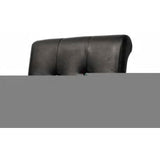 NNEVL Dining Chairs 2 pcs Black Faux Leather