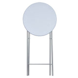 NNEVL Bar Tables 4 pcs with MDF Tabletop White