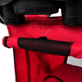 NNEVL Pet Stroller Travel Carrier Red Folding
