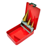 NNEVL 3-Piece HSS Step Drill Set